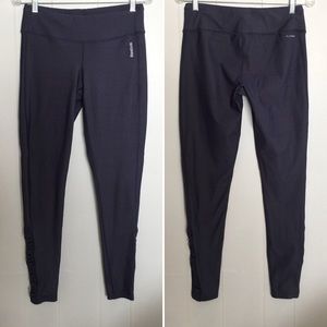 Reebok play dry denim look ruched leggings